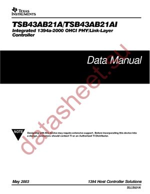 TSB43AB21AIPDT datasheet  